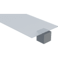 thumbnail image 1 of Plastic-Craft Translucent Acrylic Sheet, 2447 White, Translucent, 1.5MM Thick, 12" W x 12" L, Pack of 6, 1 of 1