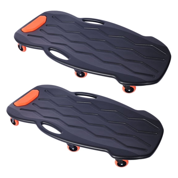 Plastic Creeper 42 Inch, 330 Lbs Capacity - 2 Pack with Carrying Bag
