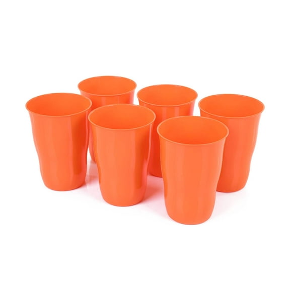 Plastic Cups - 11 Ounce Tumbler (Pack of 6)