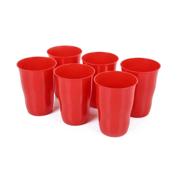 Plastic Cups - 11 Ounce Tumbler (Pack of 6)