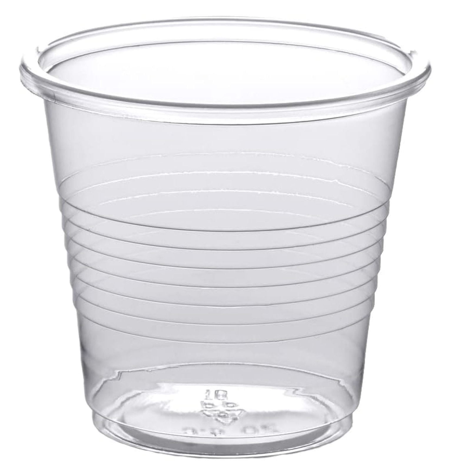 Plastic Cups 3 oz Disposable Clear Cups 3 ounce Bulk - Small Bathroom Cups - Translucent Cups, Mouthwash & Medical Sample Urine Cups Water Cooler Dispenser [600 Pack]