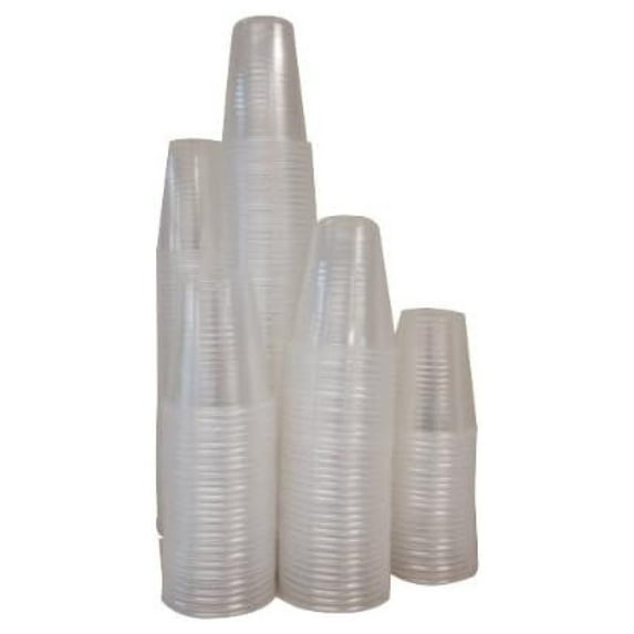 Plastic Cups, 5oz., Packed in a bags of 100 25/case, Clear (2500 cups total)
