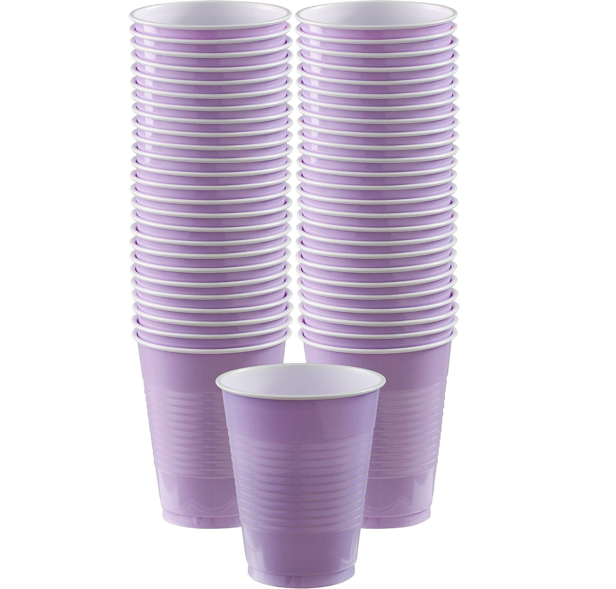 Lavender 18 oz Reusable Plastic Party Cups - 50 Pack