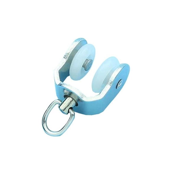 Plastic Curtain Track Rollers Sliding Wheel Roller Carrier - B1 - 20 Piece