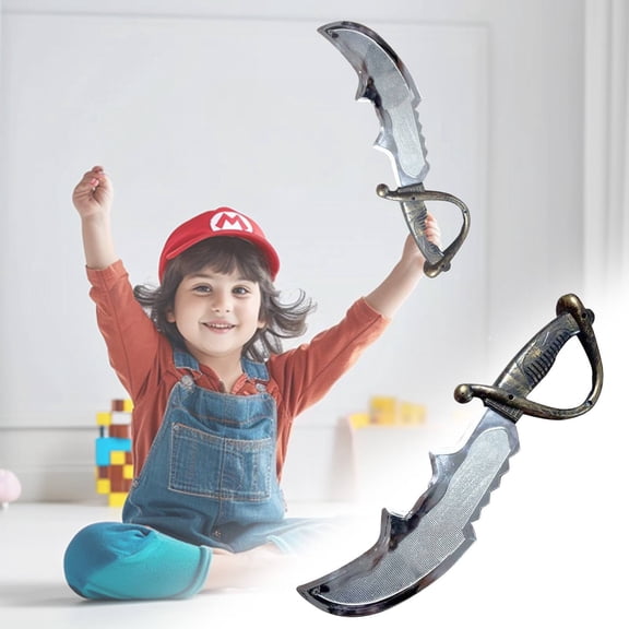 Plastic Cutlass Prop-Bigs Novelties Deluxe Costume Sword,Designed for Cosplay/Halloween/Dress up Safeglitz
