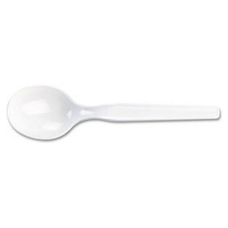 Plastic Cutlery, Heavy Mediumweight Soup Spoon, 100/Box Plastic Cutlery, Heavy Mediumweight Soup Spoon, 100/Box