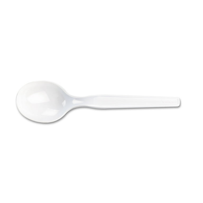 Plastic Cutlery, Heavy Mediumweight Soup Spoon, 100/Box Plastic Cutlery, Heavy Mediumweight Soup Spoon, 100/Box