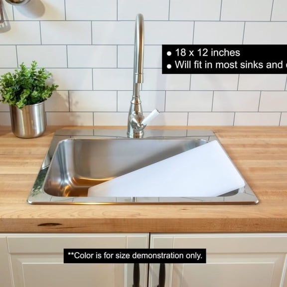Plastic Cutting Board - 18 x 12 x 0.5 Inch,  NSF Approved, Large Size and Dishwasher Safe