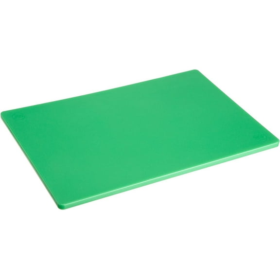 Plastic Cutting Board 18x24 1/2" Thick Green, NSF Approved Commercial Use