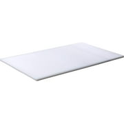 Plastic Cutting Board 18x30 1/2" Thick White, NSF Approved Commercial Use