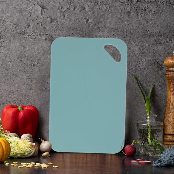 Plastic Cutting Board, Double Sided Non Slip Chopping Board with Juice Groove, Dishwasher Safe Kitchen Cutting Board for Meat, Fruits, Vegetables