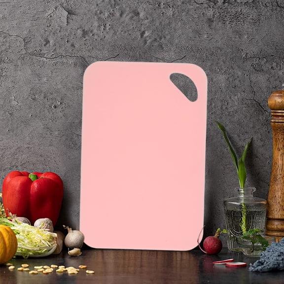 Plastic Cutting Board, Double Sided Non Slip Chopping Board with Juice Groove, Dishwasher Safe Kitchen Cutting Board for Meat, Fruits, Vegetables
