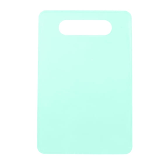 Plastic Cutting Board Set, Mint Green Small Chopping Boards for Kitchen, BPA-Free, Dishwasher Safe, Color Coded Boards Pads for Meat Vegetable Fruit, Easy Grip Handle, Non-Slip, Space Saving