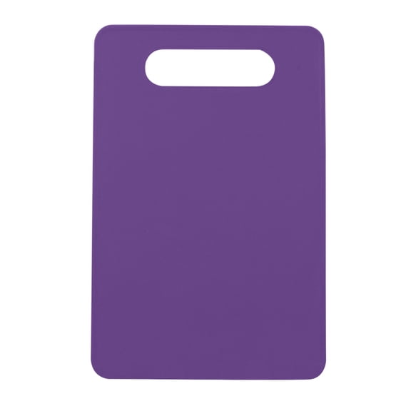 Plastic Cutting Board Set, Purple Small Chopping Boards for Kitchen, BPA-Free, Dishwasher Safe, Color Coded Boards Pads for Meat Vegetable Fruit, Easy Grip Handle, Non-Slip, Space Saving