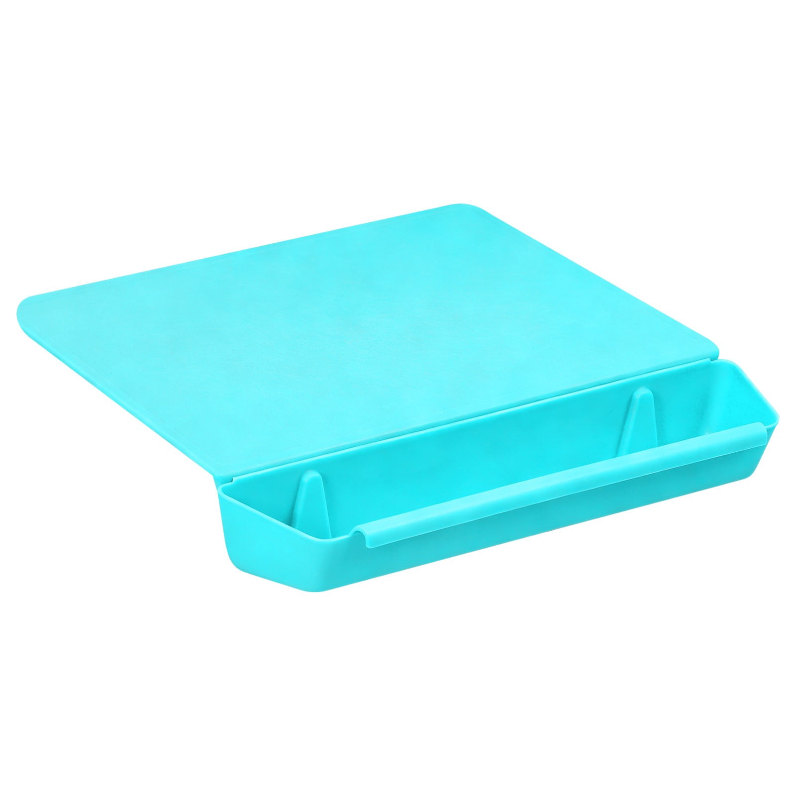 Plastic Cutting Board With Storage Bags,11x14 Inch 2-In-1 Non-slip Cutting Board With Removable Storage for Kitchen Vegetable and Fruit Meal Prep Deck For Food，Dishwasher Safe(Blue)