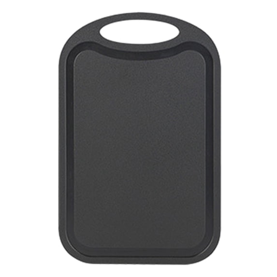 Plastic Cutting Board for Kitchen with Non-Slip Base Hanging Hole and Rounded Edges 12.79 in x 8.26 in x 0.11 in