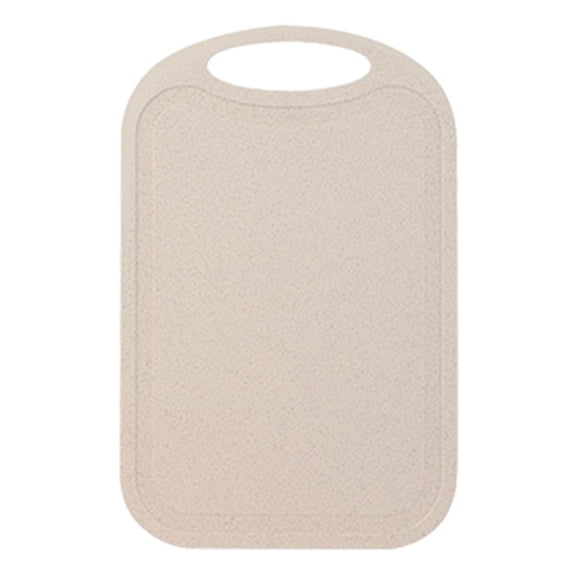 Plastic Cutting Board for Kitchen with Non-Slip Base Hanging Hole and Rounded Edges 12.79 in x 8.26 in x 0.11 in
