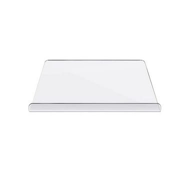 Plastic Cutting Board with Counter Lip, Non-Slip Clear Countertop Cutting Board, Counter Protectors for Home and Restaurant (18 x 16in)