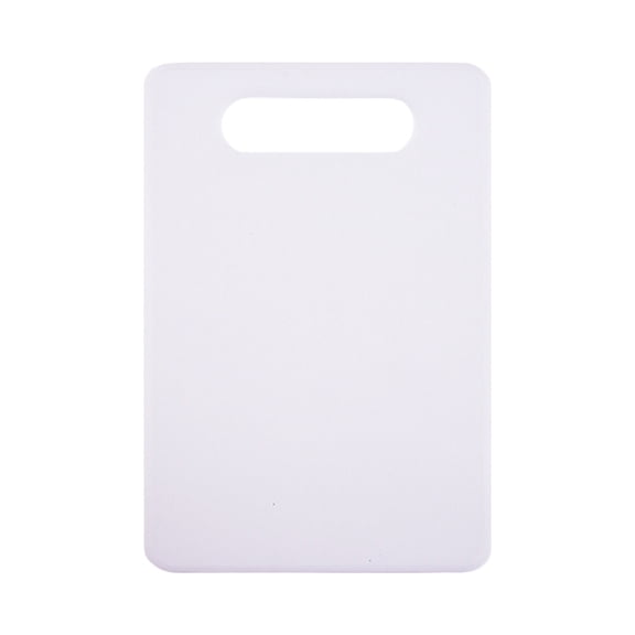 Plastic Cutting Board with Easy Grip Handle, Non Slip Cutting Mat Pad for Meat, Fruit, Vegetables, Thick Chopping Board for Kitchen