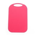 thumbnail image 1 of Plastic Cutting Boards For Kitchen,Cutting Board Sheet,Plastic Cutting Board With Juice Groove,Easy Grip Handle,Dishwasher Safe,Easy To Clean ROSE RED, 1 of 8