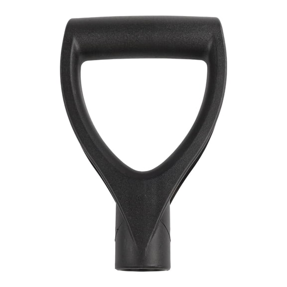 Plastic D Handle Grip Replacement For Garden Spade Fork Or Shovel, Black PP Material, Fits Standard Shafts 3Cm Inner Diameter, Ergonomic Top For Yard Landscaping And Outdoor Gardening Tools