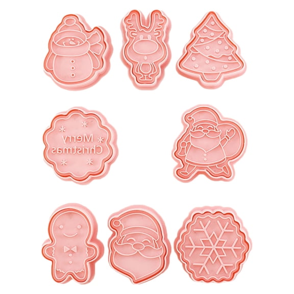 Plastic DIY Cookie Cutters Cartoon Kitchen Baking Tools Easy Cake Decoration
