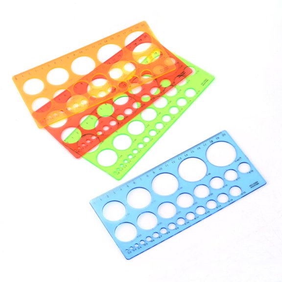 Plastic DIY Paper Quilling Tool Mixed Color 210x105x1.5mm