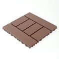 thumbnail image 1 of Plastic Deck Tiles 44 Packs All-Weather Waterproof 12x12 Inch, 1 of 10