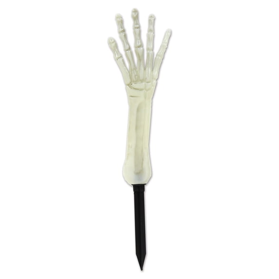 Nite-Glo Skeleton Hand Yard Stake - 6Pack (1 Per Package)
