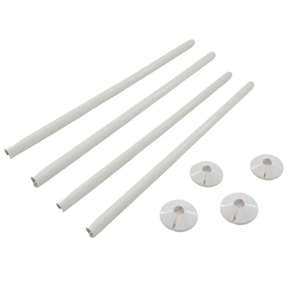 Plastic Decorative Covers Radiator Pipe Cover Water Guard Sleeves for House Kitchen Bathroom Radiator Accessories