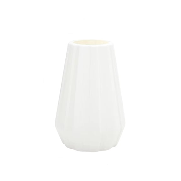 Plastic Decorative Vase Shatterproof Hemp Rope Folding Vase for Living Room