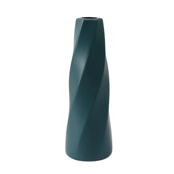 Plastic Decorative Vase Shatterproof Hemp Rope Folding Vase for Living Room