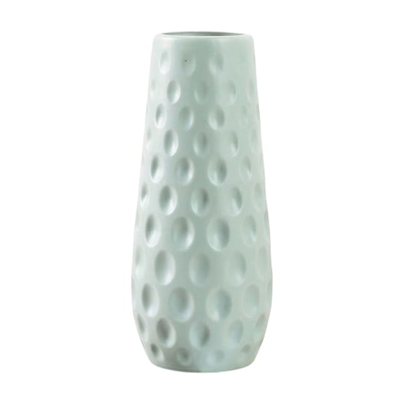 Plastic Decorative Vase Shatterproof Hemp Rope Folding Vase for Living Room