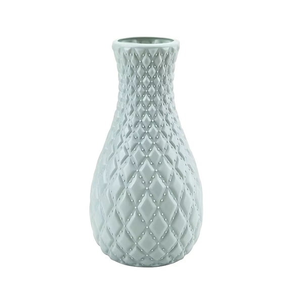 Plastic Decorative Vase Shatterproof Hemp Rope Folding Vase for Living Room
