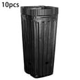 Plastic Deep Nursery Tree Pot 7.8inch Flower Plant Container Pot