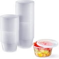thumbnail image 1 of Pantry Value Plastic Deli Food Storage Containers with Airtight Lids (12 oz. - 48 Sets), 1 of 6