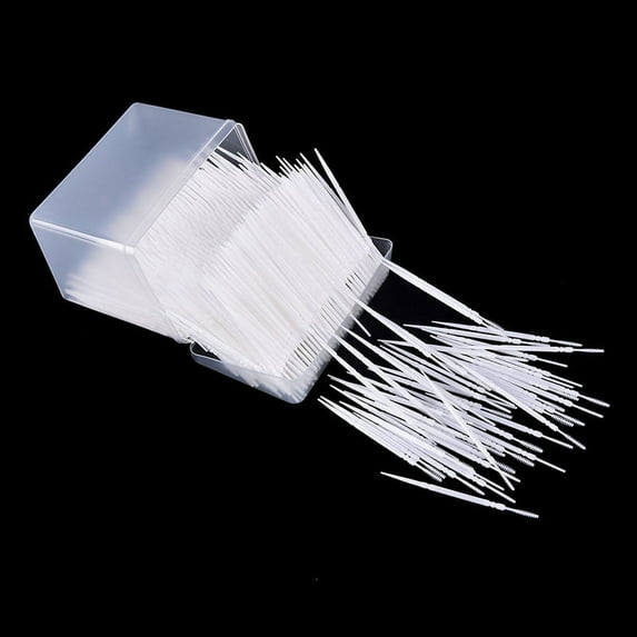 Plastic Dental Picks Hygiene 2 Way Interdental Tooth Brush Fast N7O2