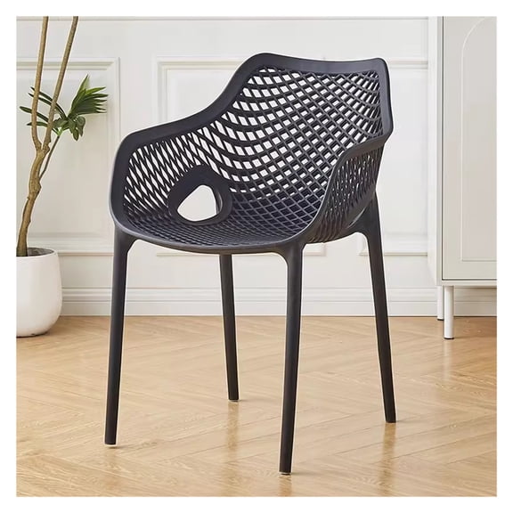 Plastic Desk Chairs Stackable Dining Side Chair Waiting Room Chair Modern Stacking Patio Chair for Indoor/Outdoor,Pool,Patio,Kitchen,Restaurant