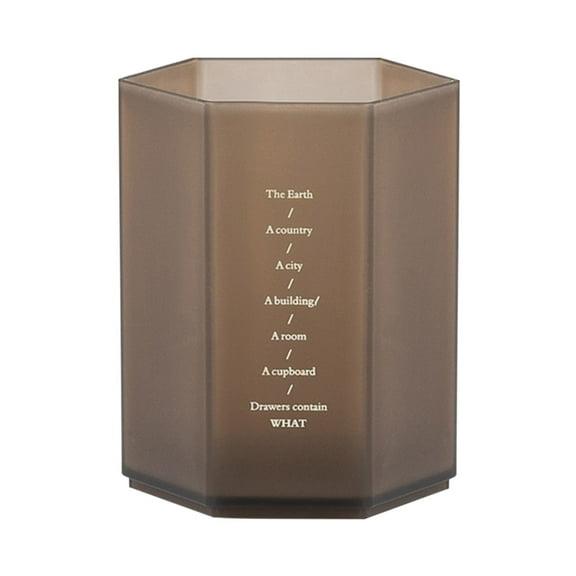 Plastic Desk Organizer, Large Capacity Multi-Compartment Pen Holder for Stationery Storage and Makeup Brushes, Desktop Organizer for Office, Study, Classroom and Home