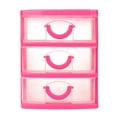 thumbnail image 1 of Plastic Desktop Drawer Organizer, Usupdd Removable Divider Small Parts Storage Case, Clear Multi-Layer Jewelry Beads Craft Organizer for Office Home, Red, 1 of 2