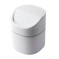 thumbnail image 1 of Plastic Desktop Mini Trash Can with Lid Portable Trash Bin Garbage Can for Kitchen Bedroom Dorm Room Car Waste Bin, 1 of 9
