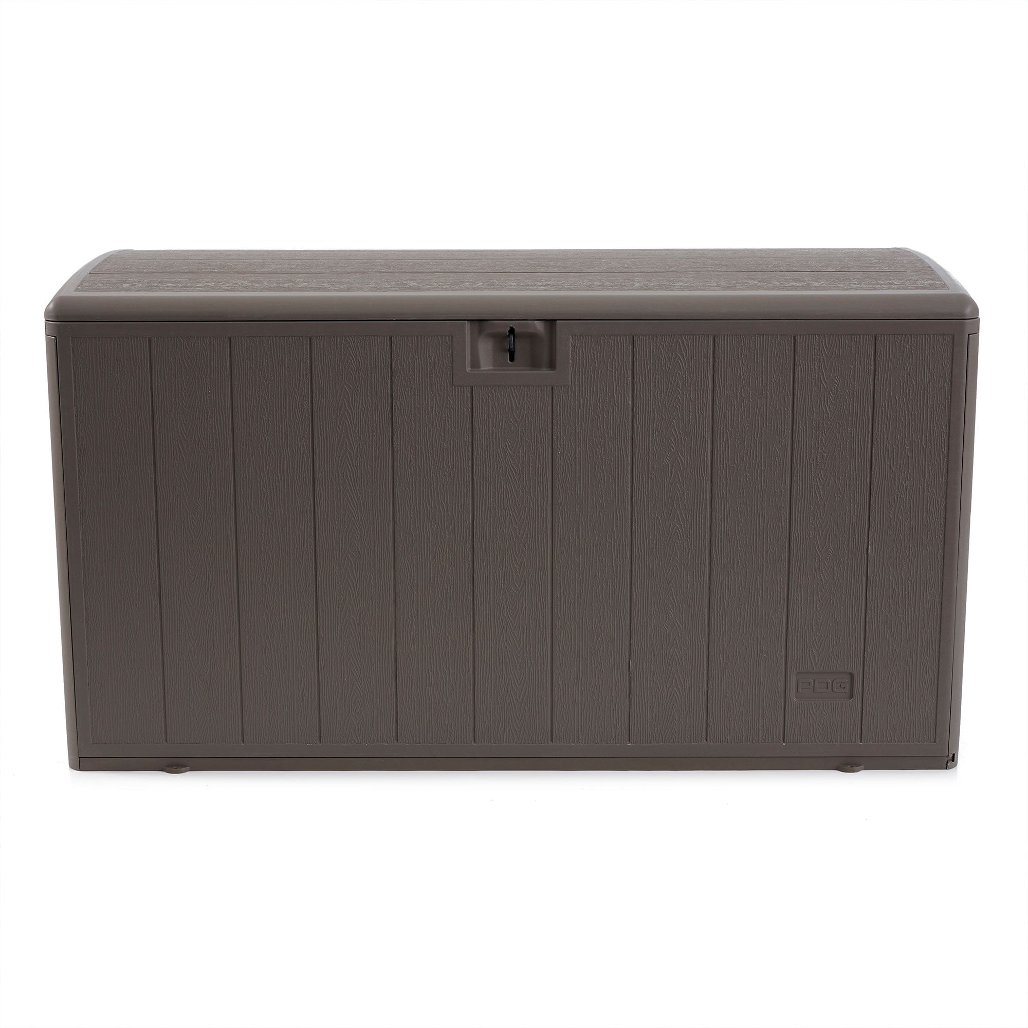 Driftwood Gray 105 Gallon Weatherproof Resin Outdoor Storage Deck Box