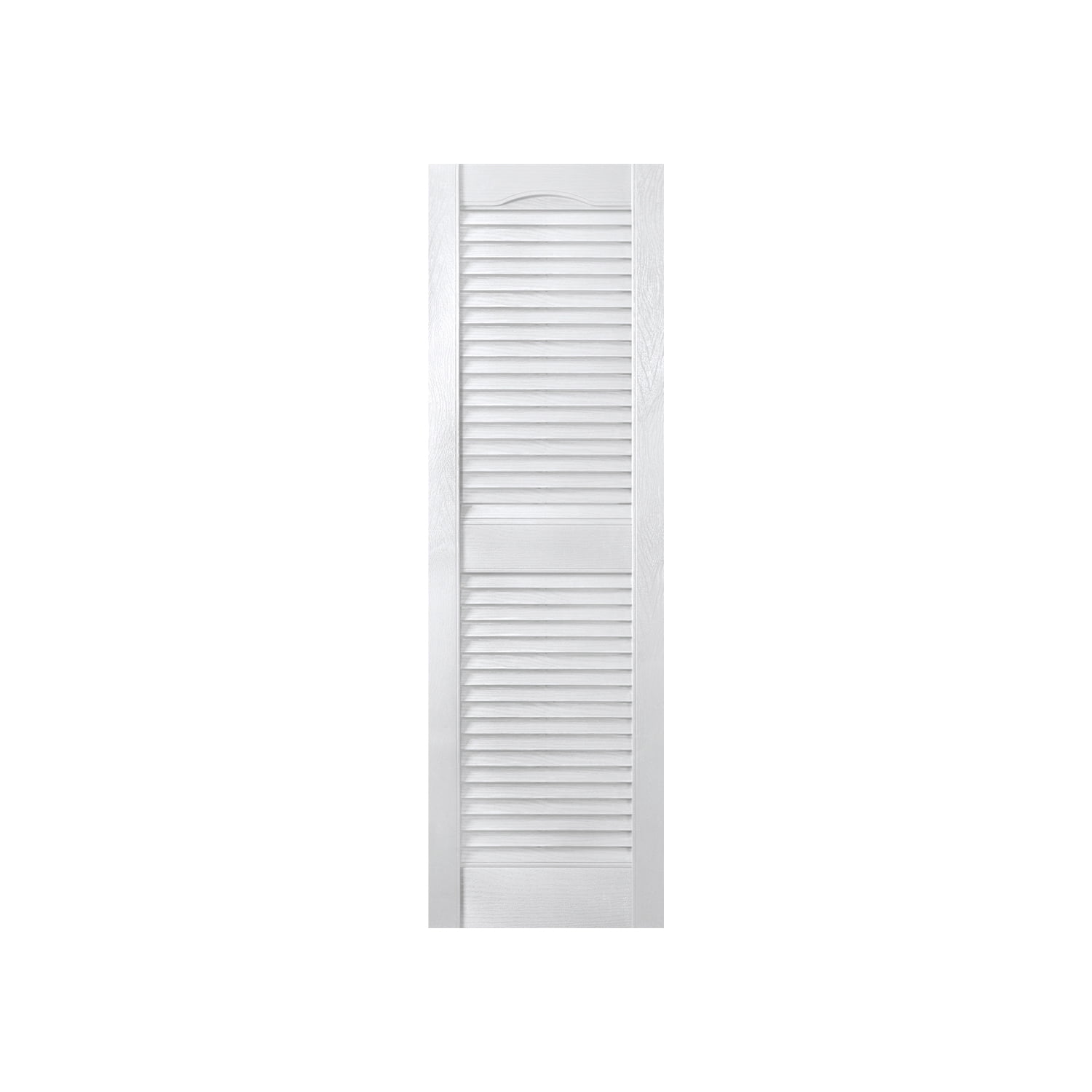 Plastic Development Group 14 x 59 Inch Exterior Vinyl Louvered Shutters