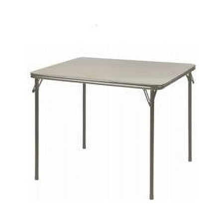 Plastic Development Group 268894 34 in. Beige Square Card Table