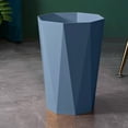 thumbnail image 1 of Plastic Diamond Shaped Trash Can Creative Large Capacity Garbage Bin For Bathroom Kitchen Living Room Home Office, 1 of 6
