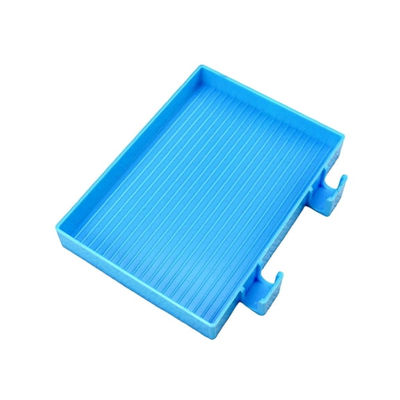 Diamond Sorting Tray - Blue Rectangular, Slot Design, Shake-to-Align, for DIY Crafts and Jewelry Making