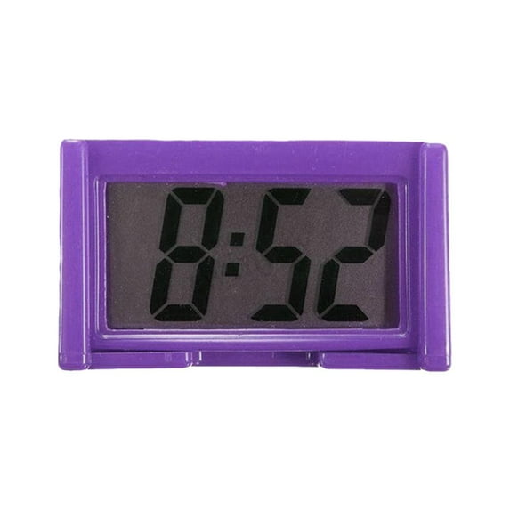 Plastic Digital Car Dashboard Clock with Time and Date Display, Simple and Portable for Home, Office and Car Use
