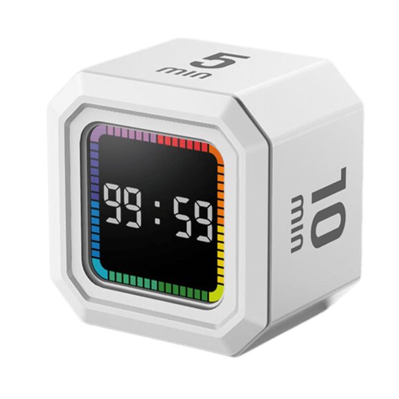 Plastic Digital Timer With Quiet Mode 99 Minutes Maximumly Countdown Magnetic Base For Office Home And Fitness Kitchen