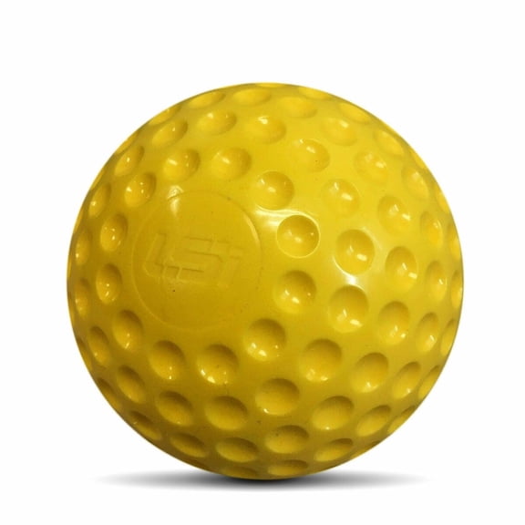 Plastic Dimple Baseballs for Batting Practice or Dunking Booth Throwing Ball, 4 Inch Diameter, Yellow