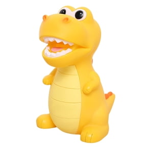 Dinosaur Piggy Bank - Shatterproof, Holds Coins/Bills, Kids Savings Bank, 8.27" Tall, Birthday/Christmas Gift